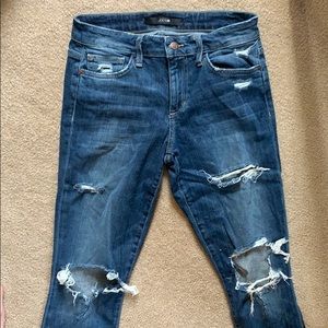 Joe’s Distressed Skinny Ankle Jeans